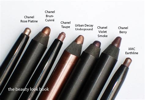 chanel taupe eye pencil|Chanel eyeliner pencils.